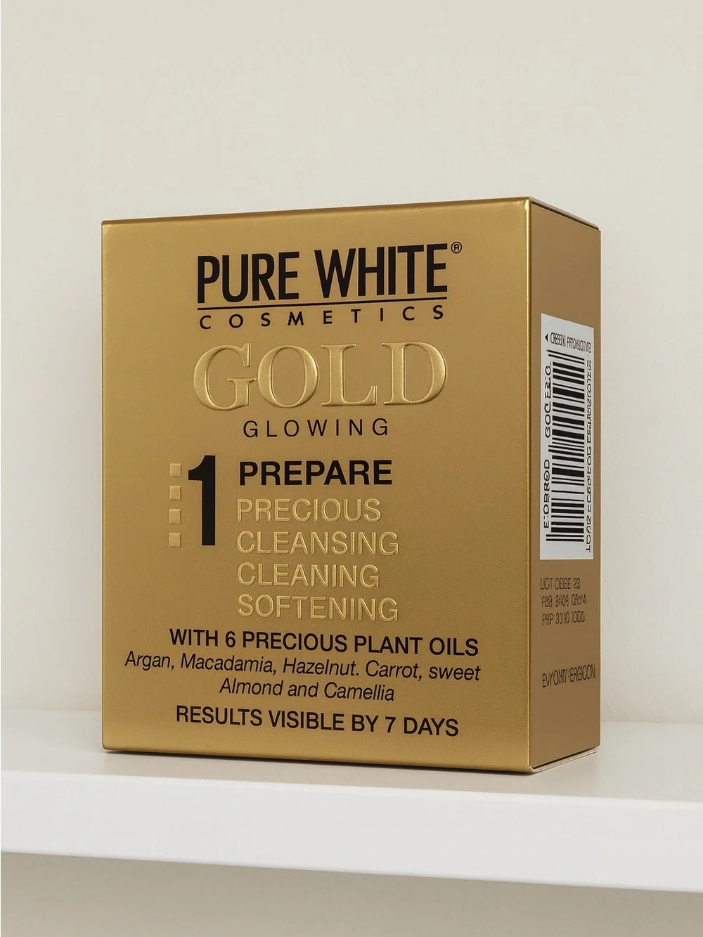 Gold Glowing Skincare Set - Brown/Gold